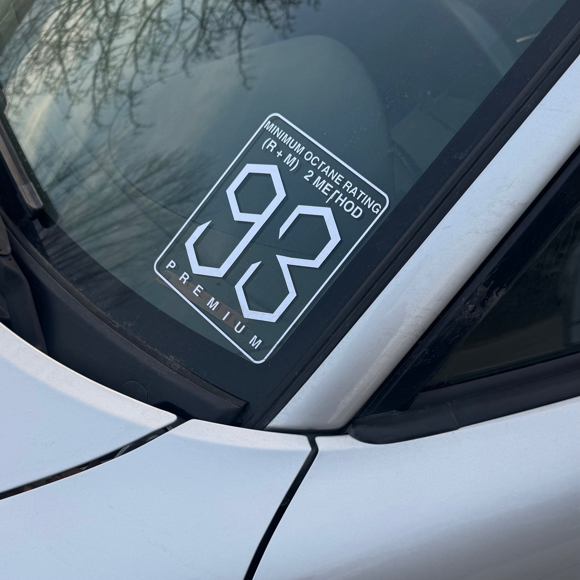 windshield sticker